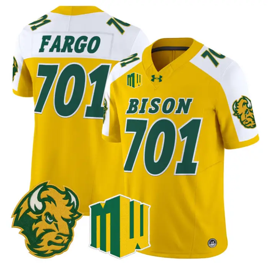 Fargo Jersey #701 North Dakota State Bison 2026 Vapor Limited Stitched
