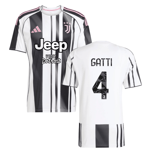 Federico Gatti 4 Juventus 2025-26 Home Men Jersey – White