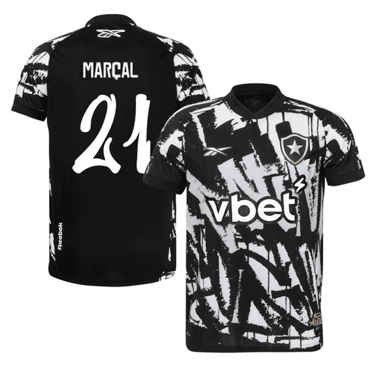 Fernando Marcal #21 Botafogo 2025-26 Fourth Jersey – Black