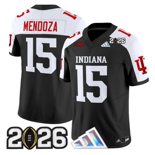 Fernando Mendoza Jersey #15 Indiana Hoosiers 2026 CFP Final V3 Stitched