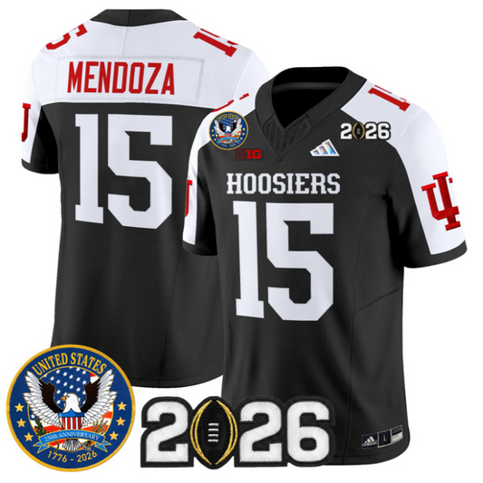 Fernando Mendoza Jersey #15 Indiana Hoosiers United States 250th 2026 Stitched