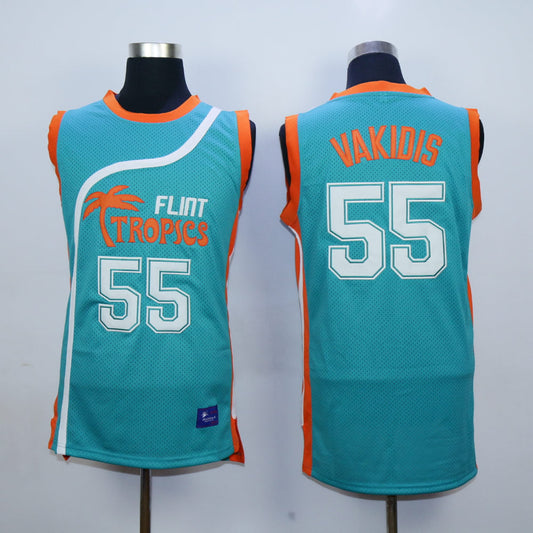 Flint Tropics #55 Vakidis Basketball Jersey