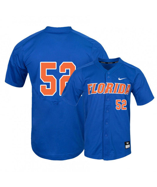 Florida Gators 52 Kirby McMullen Blue College Baseball Jersey