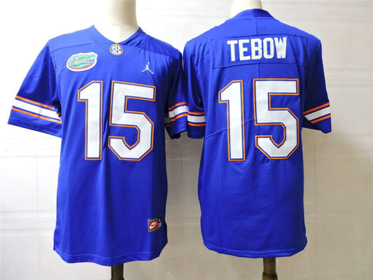 Florida Gators #15 Tim Tebow College Football Jersey Blue