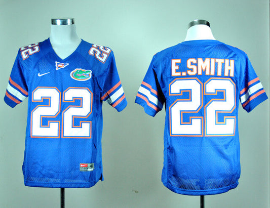Florida Gators #22 Emmitt Smith College Football Jersey Blue