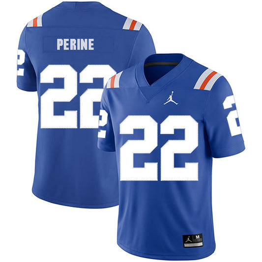 Florida Gators #22 Lamical Perine NCAA Football Jersey Blue