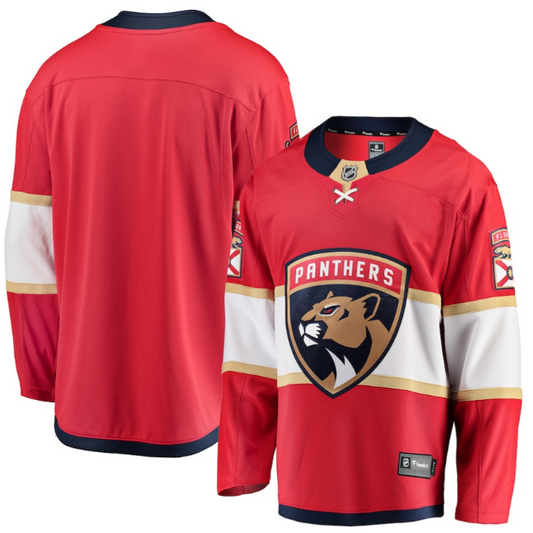 Florida Panthers 2025 Breakaway Player Men Jersey Red