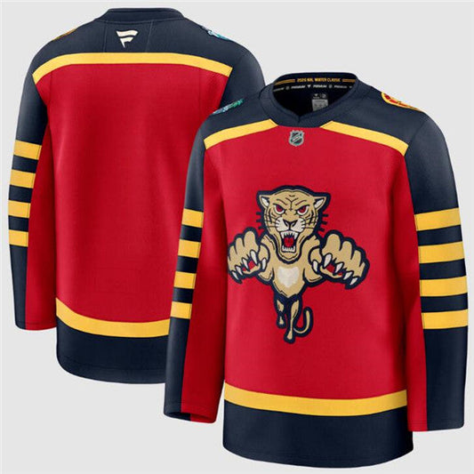 Florida Panthers Blank Hockey Jersey Red 2026 Winter Classic Stitched