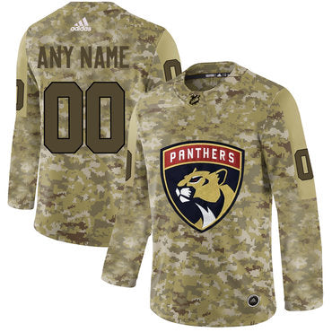 Florida Panthers Camo Customized Jersey