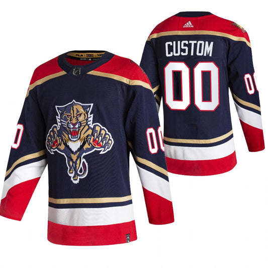 Florida Panthers Custom Black 2020-21 Alternate Player NHL Jersey