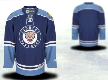 Florida Panthers Customized Blue Third Jersey