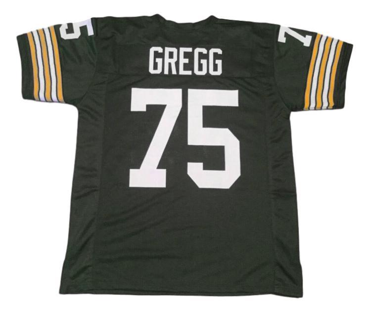 Forrest Gregg Jersey #75 Custom Unsigned Football Stitched Green