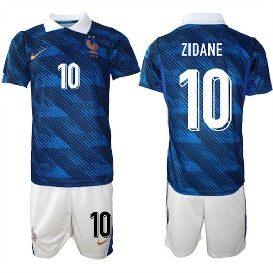 France #10 ZIDANE Jerseys National Team x World Cup 2026 Home On Field Soccer