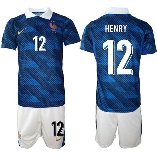 France #12 HENRY Jerseys National Team x World Cup 2026 Home On Field Soccer