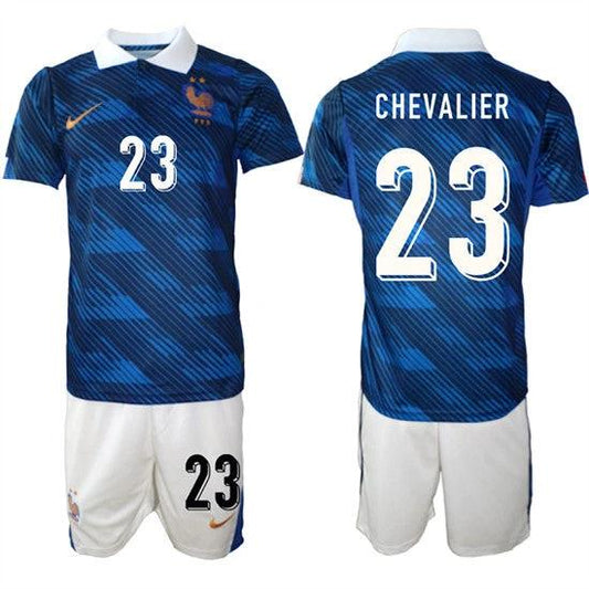 France #23 CHEVALIER Jerseys National Team x World Cup 2026 Home On Field Soccer