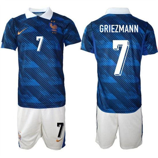 France #7 GRIEZMANN Jerseys National Team x World Cup 2026 Home On Field Soccer