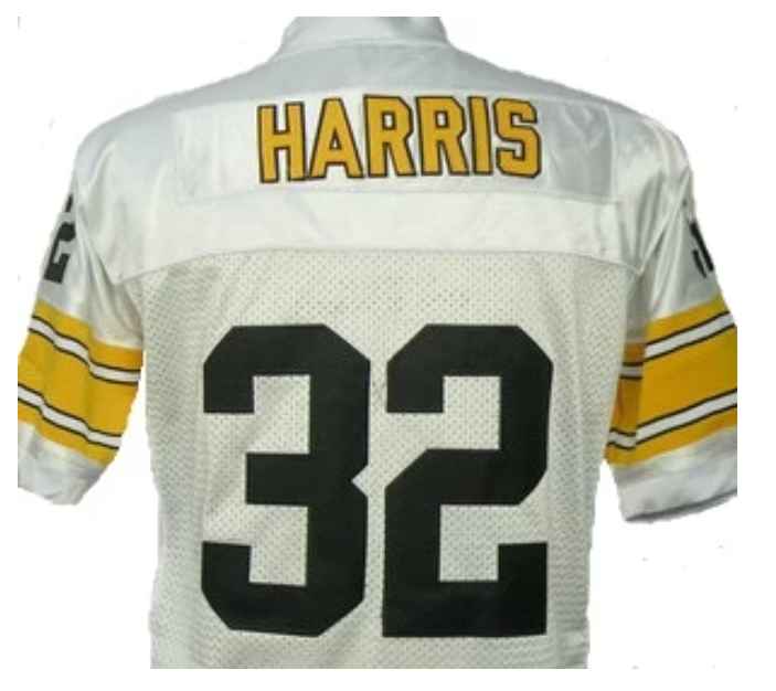Franco Harris Jersey Pittsburgh Steelers Custom Throwback Football White