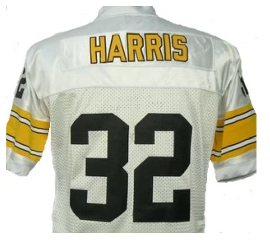 Franco Harris Jersey Pittsburgh Steelers Custom Throwback Football White