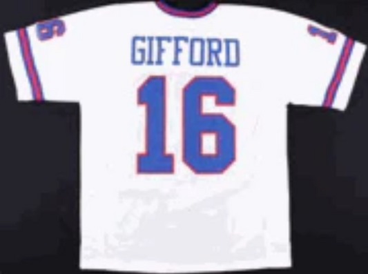 Frank Gifford Jerse New York Giants Custom Throwback Football White