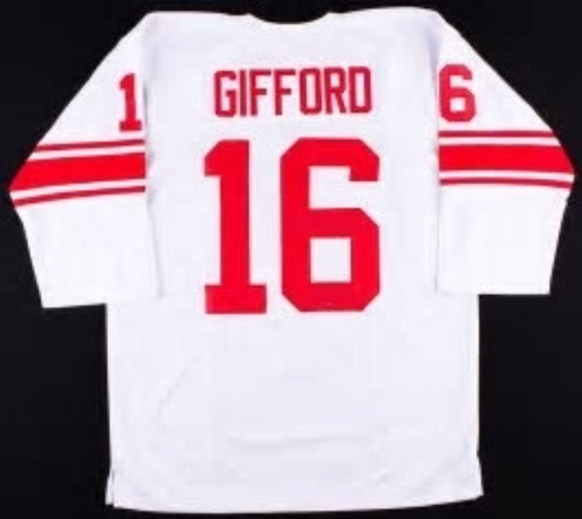 Frank Gifford Jersey Vintage Style New York Giants Long Sleeve Custom Throwback Football White