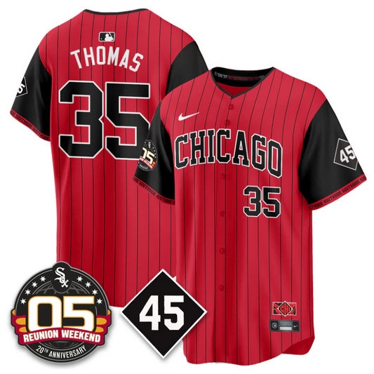 Frank Thomas Jersey #35 Chicago White Sox 2025 Reunion Weekend City Connect