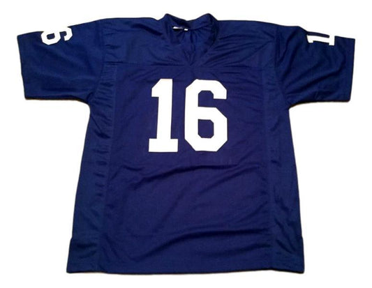Frank Gifford Jersey #16 Custom Unsigned Football Stitched Blue