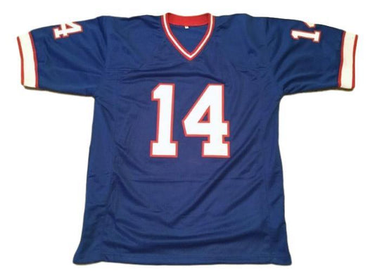 Frank Reich Jersey #14 Custom Unsigned Football Stitched Blue