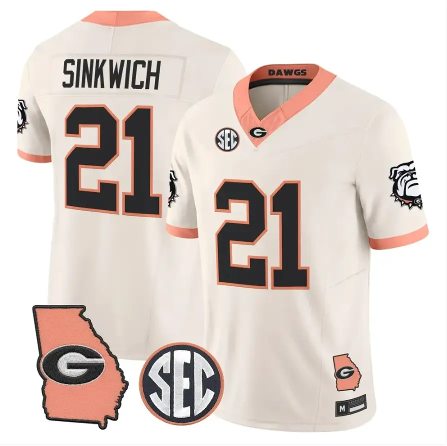 Frank Sinkwich Jersey #21 Georgia Bulldogs 2026 The Big Peach Stitched