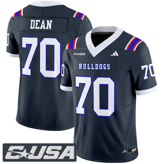 Fred Dean Jersey #70 Louisiana Tech Bulldogs 2025 Limited Stitched