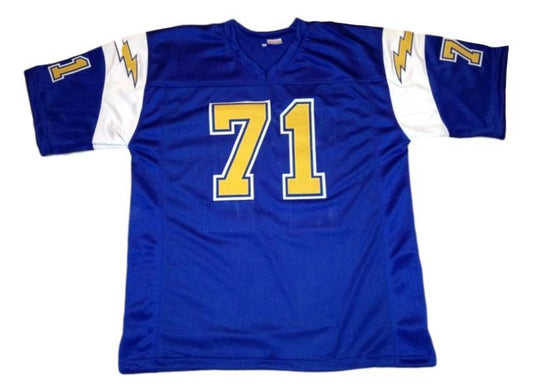 Fred Dean Jersey #71 Custom Unsigned Football Stitched Blue
