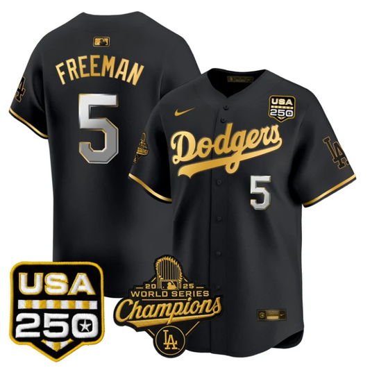 Freddie Freeman Jersey #5 Dodgers 2025 World Series Champions 250 USA Stitched