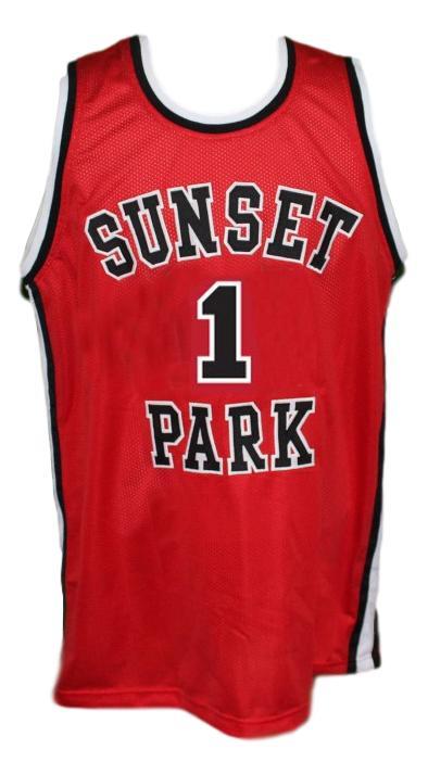 Fredo Starr Shorty Jersey #1 Sunset Park Basketball Red