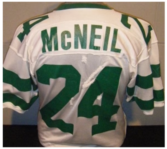Freeman McNeal Jersey New York Jets Custom Throwback Football White