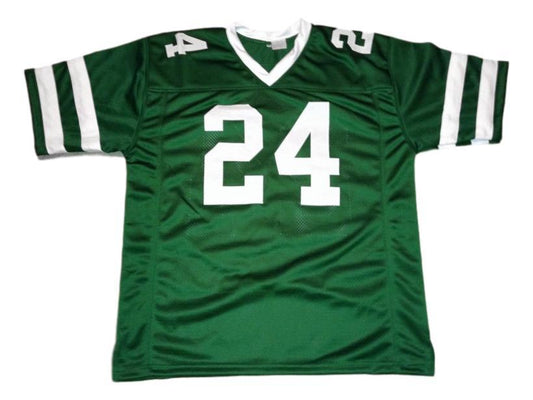 Freeman McNeil Jersey #24 Custom Unsigned Football Stitched Green