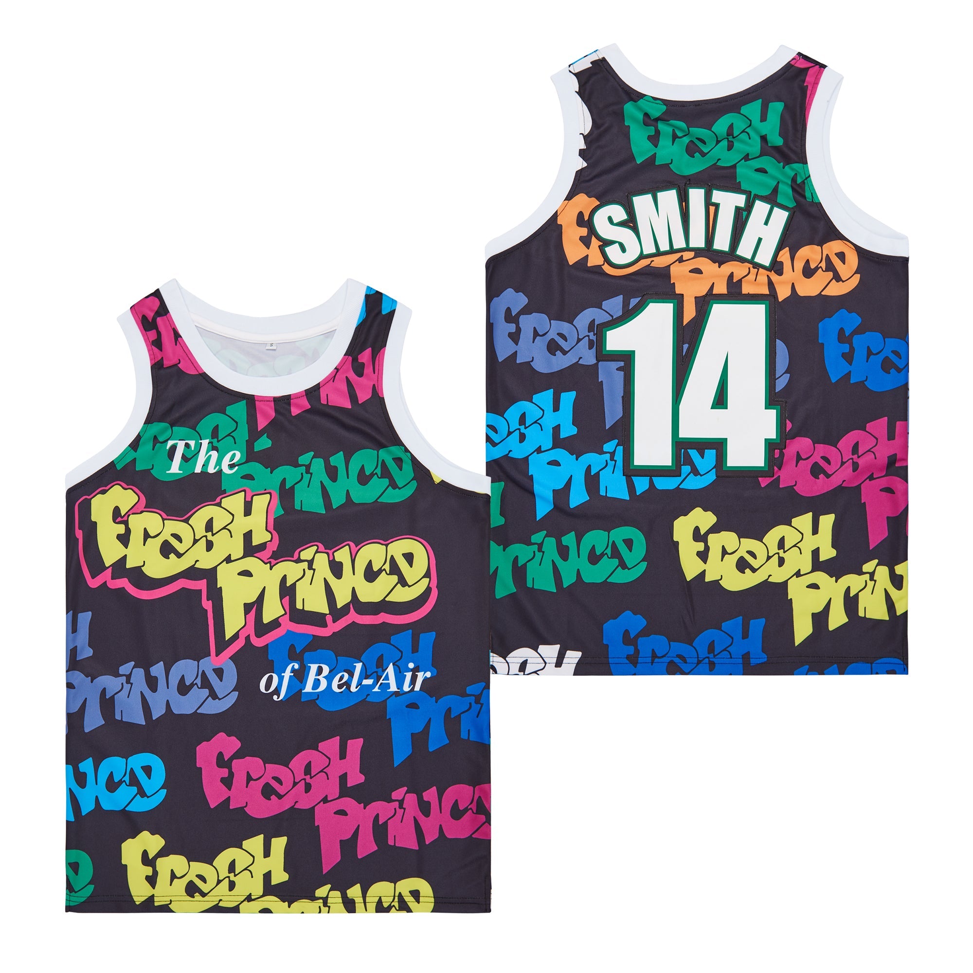 Fresh Prince #14 Smith Movie Basketball Jersey