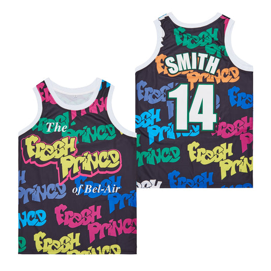 Fresh Prince #14 Smith Movie Basketball Jersey