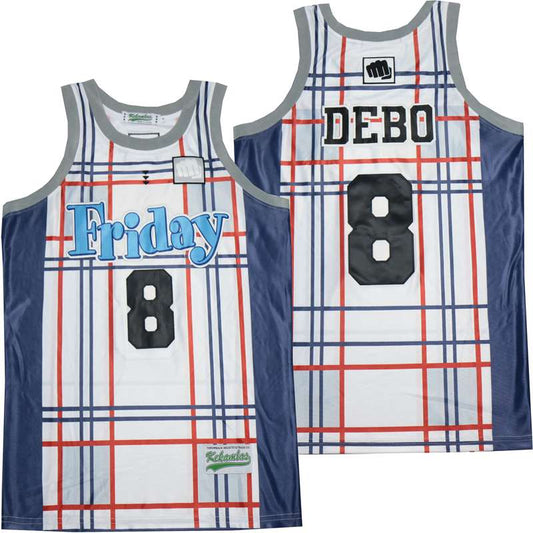 Friday #8 Debo Movie Basketball Jersey