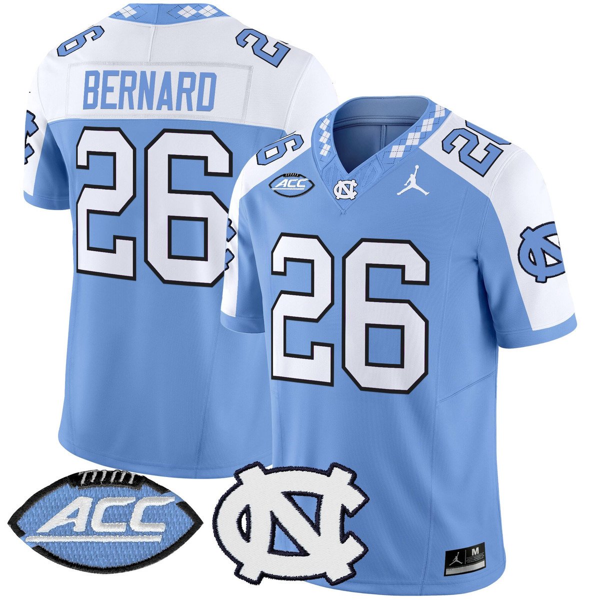 Gio Lopez Jersey #7 North Carolina Tar Heels 2025 Limited Stitched White