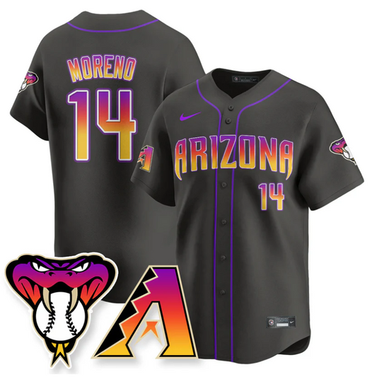 Gabriel Moreno Jersey #14 Arizona Diamondbacks 2025 City Connect Concept Stitched Cream