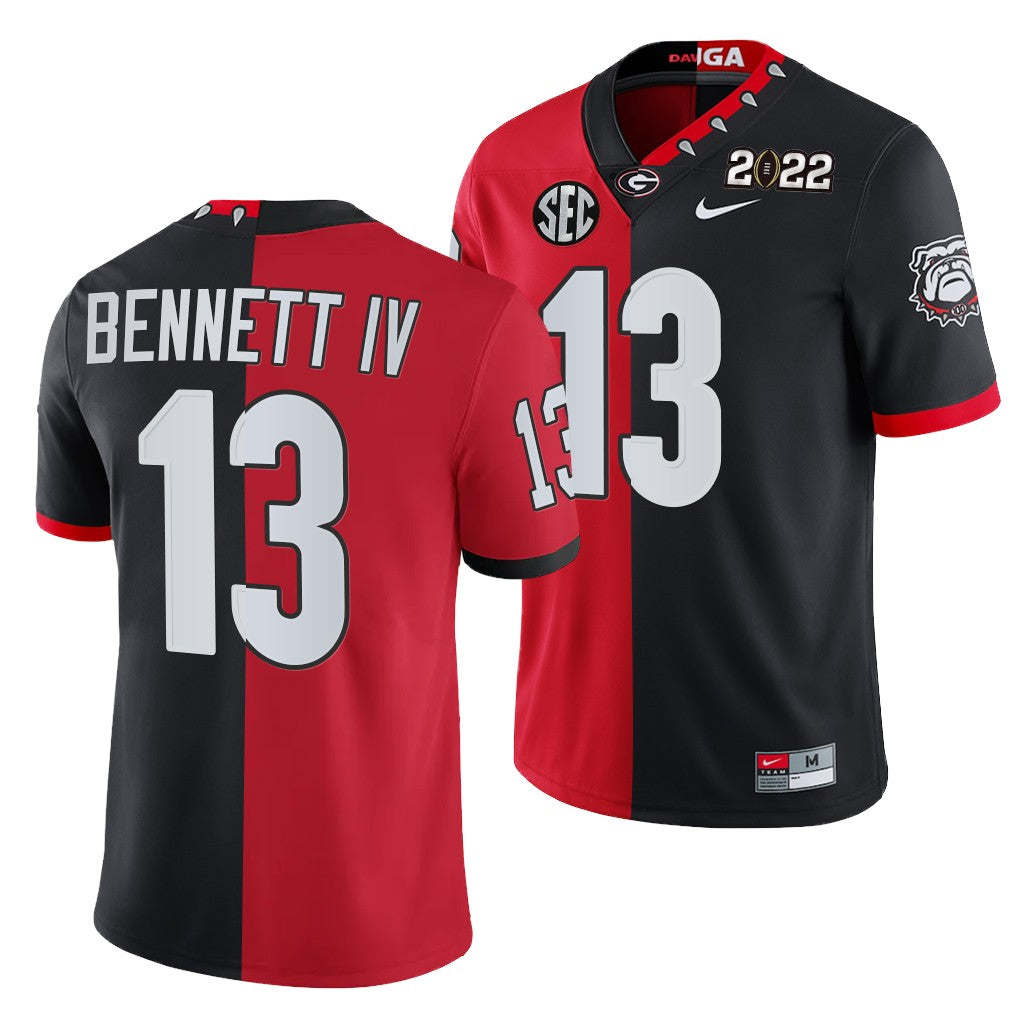 Georgia Bulldogs #13 Stetson Bennett IV 2022 National Championship Jersey Black