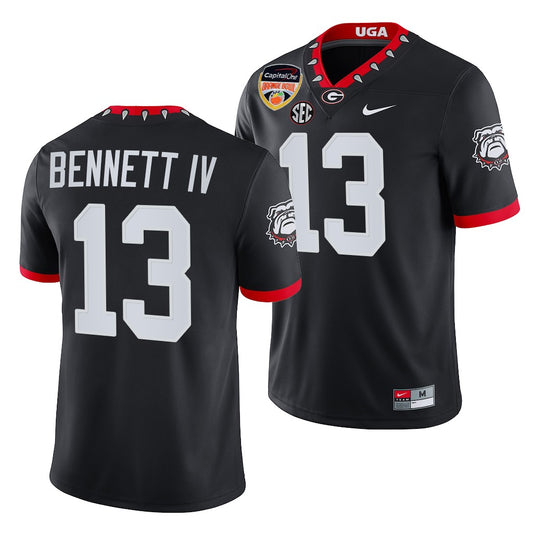 Georgia Bulldogs #13 Stetson Bennett IV 2021 Orange Bowl Black College Football Jersey