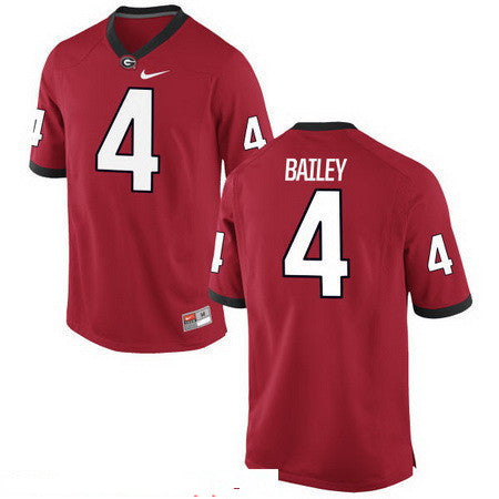 Georgia Bulldogs #4 Champ Bailey Red Stitched College Football 2016 NCAA Jersey