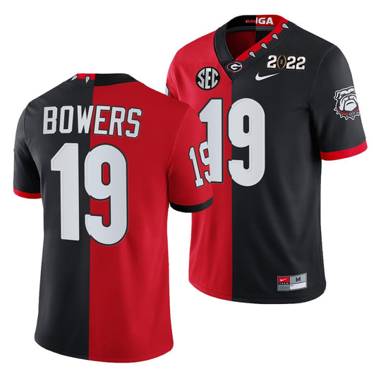 Georgia Bulldogs #19 Brock Bowers 2022 National Championship Jersey Black