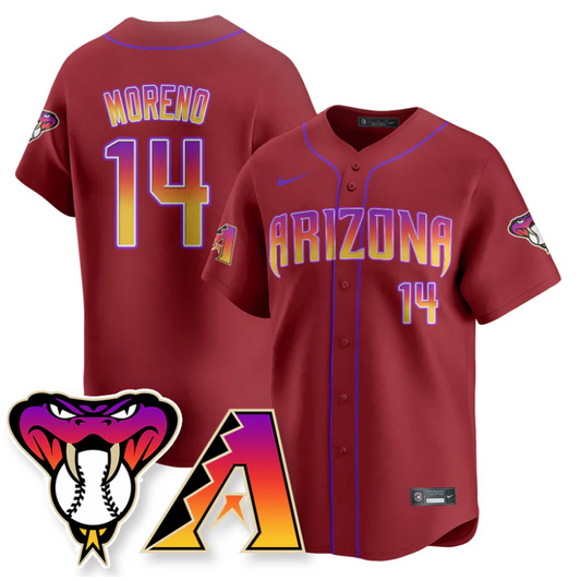 Gabriel Moreno Jersey #14 Arizona Diamondbacks 2025 City Connect Concept Stitched White