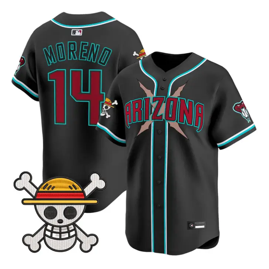 Gabriel Moreno Jersey #14 Diamondbacks One Piece Vapor Premier Stitched