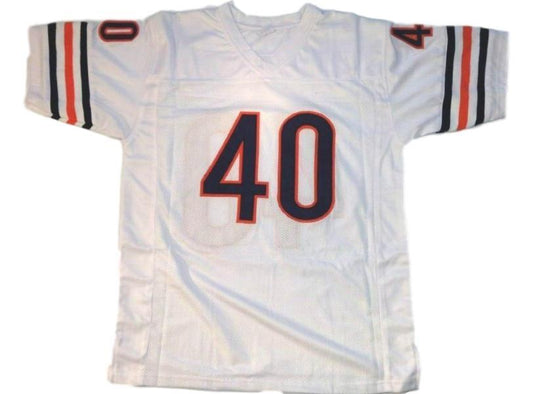 Gale Sayers Jersey #40 Custom Unsigned Football Stitched White