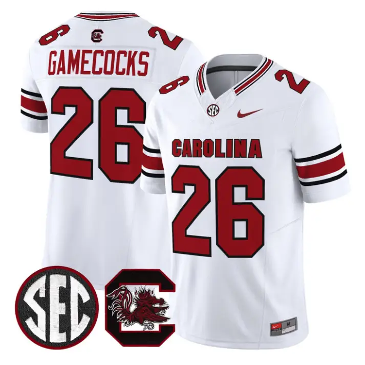 Gamecocks Jersey #26 South Carolina Gamecocks 2026 Stitched