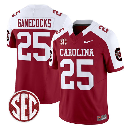Gamecocks Jersey #25 Carolina 1980 Throwback Rebrand 2026 Stitched Garnet Alter