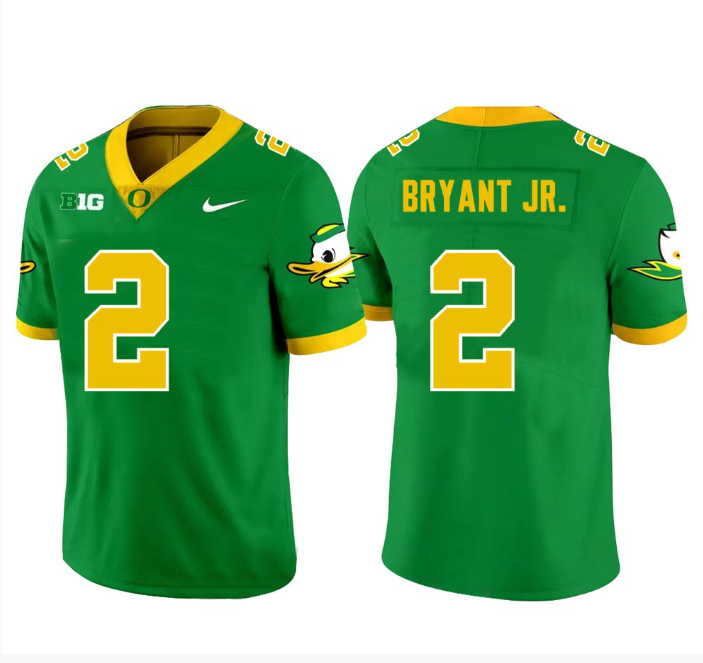 Gary Bryant Jr Jersey #2 Oregon Ducks Football Green