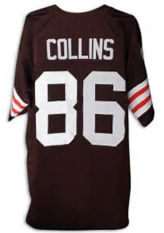 Gary Collins Jersey Cleveland Browns Custom Throwback Football